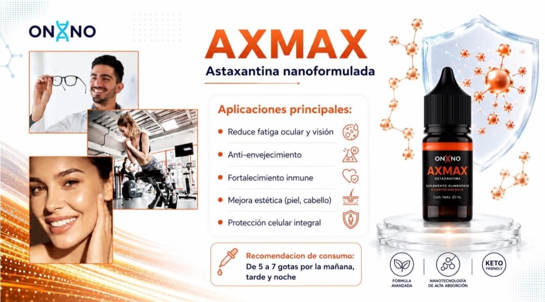 AxMax — Astaxantina nanoformulada