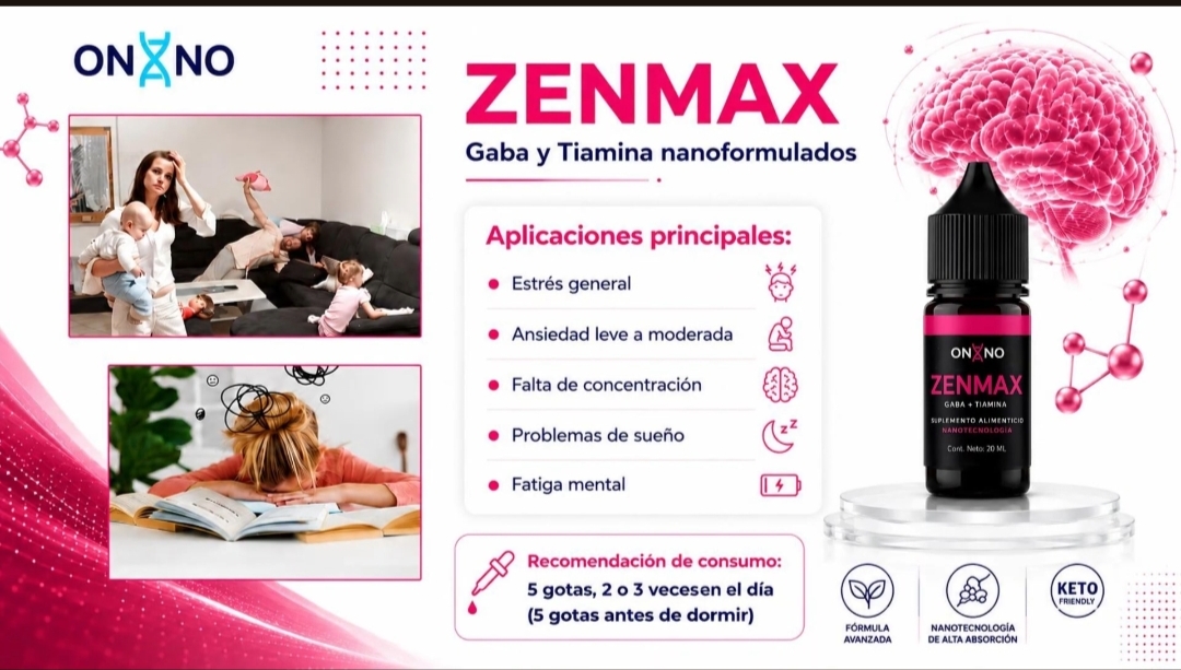 ZenMax — Gaba + Tiamina nanoformulados