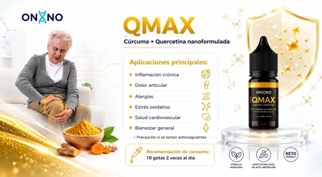 QMax — Cúrcuma + Quercetina